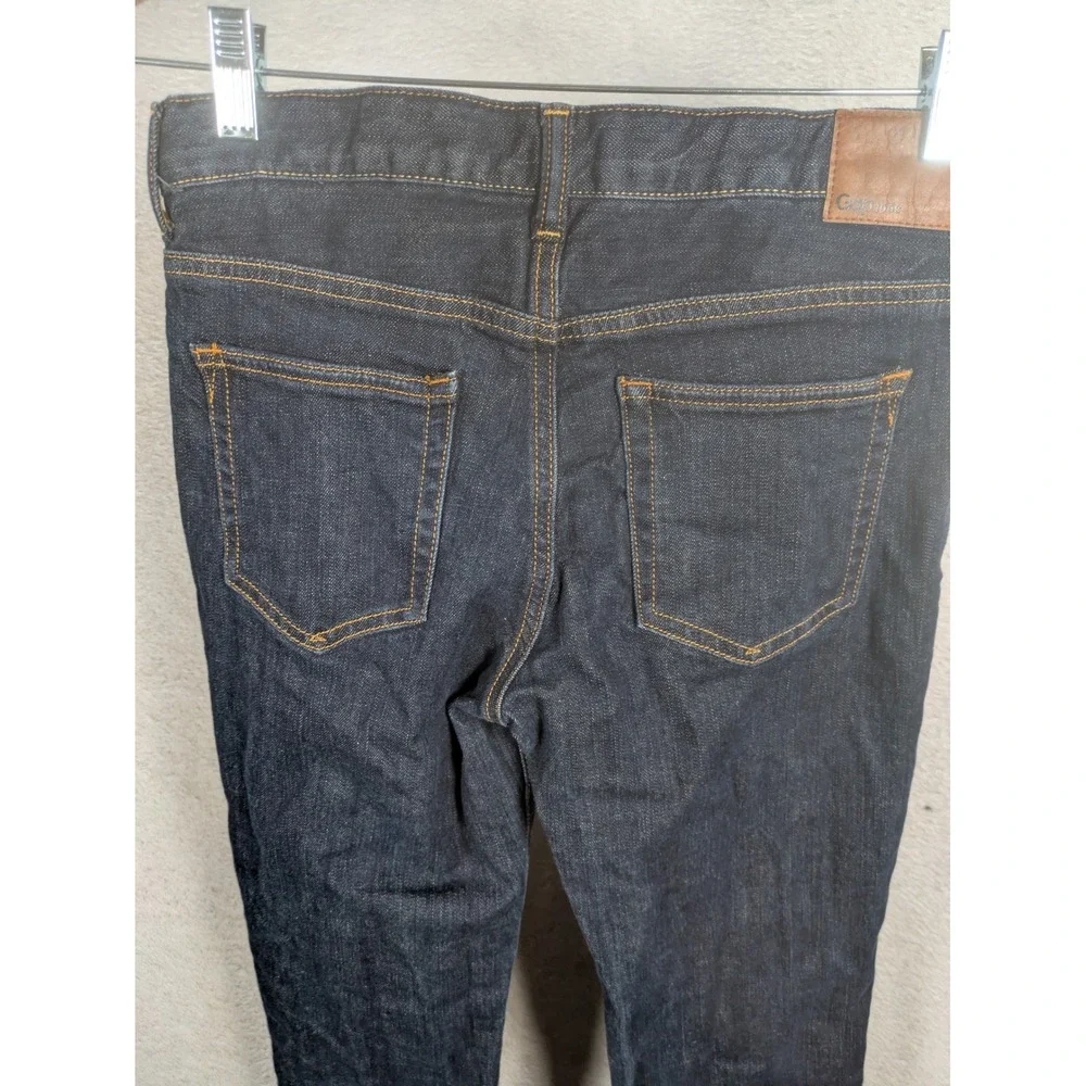 Gap Kids Jeans Kid's 18 Dark Indigo Flannel Lined 1969 Straight Leg Stretch